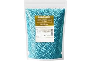 MEALISS Perles de Cire Epilation sachet d’un 1kg - Cire Brésilienne - Origine Végétale - Hypoallergénique - Epilation Maillot, Corps et Visage - Made in France - Plastimea