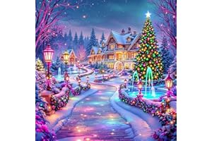 cdsnxore Christmas Diamond Painting Kits for Adults- Diamond Art Kits，,Home Wall Decor 12 x 12Inch (Blue)