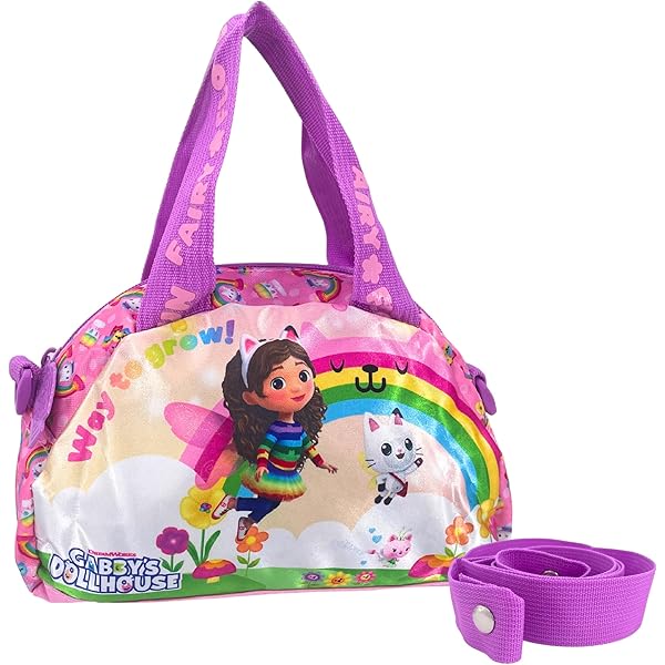 Borsa Da Viaggio Gabby's Dollhouse - Design Con Gabby Pandy Paws E Kitty Fairy - Regalo Per Bambine - Foto 6
