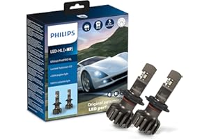 PHILIPS AUTOMOTIVE LIGHTING Philips Ultinon Pro9100 LED lámpara para faros de coche (H7), 350%, 5.800K, set de 2