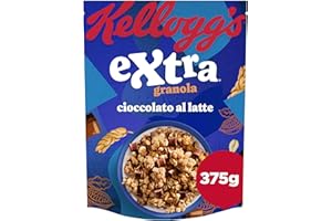 Kellogg's Cereali Extra | Gusto Cioccolato al Latte | Granola con Avena Croccante | Confezione Singola da 375 g (1 x 375g)