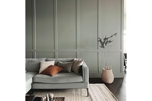 THISISWHOLESALE MDF Pre-Primed Wall Panel Kit/Strips/Slats, 10 slats/pack, 1190mm x 65mm x 9mm - Shaker Kit- Modern Square/Rectangle Wall Panels/Panelling