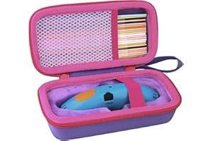 co2CREA Empty Travel Hard Case for 3Doodler Start+ Essentials 3D Pen Set,Storage Organizer Holder for Printing Filament Refill and USB Charger