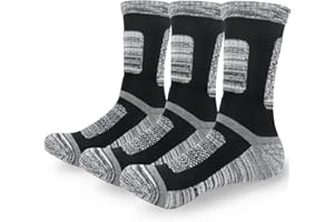 KOOOGEAR Walking Hiking Socks Womens Ladies Anti Blister Cushioned Thermal Sports Work Socks 3-7 Multipack Winter Thick Warm Cotton Non Slip Outdoor Trekking Athletic Socks