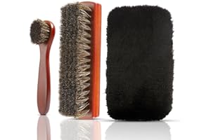 LEISLAM Kit de Limpieza de Zapatos y Zapatillas - Cepillo Limpiador Con 3 Piezas para Lavar - Shoes Brush