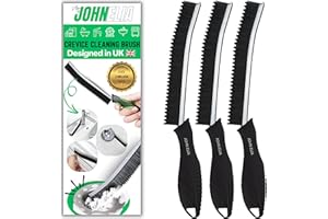JOHN ELIA Crevice Cleaning Brush UK 3 Pcs Multifunctional Bathroom Cleaning Brushes For Small Spaces With Long Magic Brush Cleaner Grout Cleaner Brush - Groove Gaps Cleaning Brush - Cleaning Tool