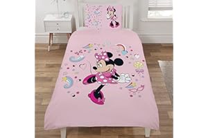 Coco Moon Disney Minnie Mouse Home Accessories Single Kids Bedroom Bedding Duvet Set