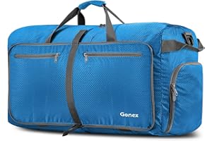 Gonex Lightweight Fold Away Travel Luggage 40/60/80/100/150L Duffel Bags Overnight Bags Gym Bag for Travel Sports Gym Holidays