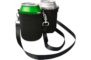 BeerHolder Eff Em Concept 2er Set Dosenhalter für Den Hals, Dosenhalterung inkl. Halstrageband, Glashalter, Flaschenhalter (Lanyard) (2 Stück)