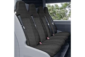 Accesorionline Housses de siège pour Renault Master de 2010 à aujourd'hui 1-7 places (Fila Arrière 4 places)