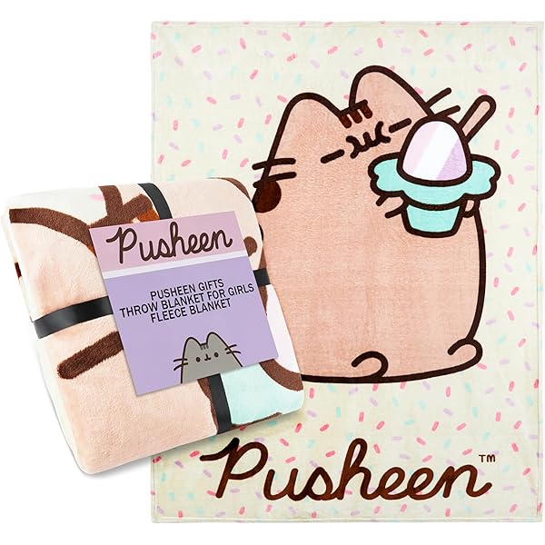 Pusheen Big Girls Roze T-shirt Met Korte Mouwen - Playful Bye Balloon Design