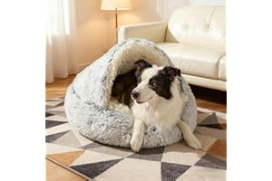 SHJOEE Cama Mullida para Perro en Forma de Concha Cesto de Felpa para Gato Cama para Mascotas de 70 cm Sofá Lavable para Gato Y Perros Medianos Pequeñas Inferior Antideslizante
