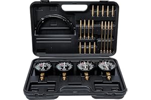 BGS DO IT YOURSELF BGS Diy 962670 | Synchron-Vergaser-Testgerät | mit 4 Synchronuhren | 26-tlg.