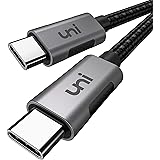 uni USB-C Charging Cable, 4.5m USB C to USB C Cable 5A 100W, Compatible for MacBook Pro, iPad Pro, Surface Book, Switch, Gala