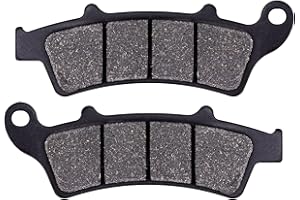 AHL 1 Paar Motorrad vorne Bremsbelag Kompatibel mit BETA RR-S 125 ZD3E9143 4T LC CBS 2018-2020 / RR-S 125 Motard ZD3E9143 4T LC CBS 2018-2020