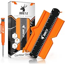 WORKPRO Squadrette da Carpenteri 2 Pezzi, Squadra da Falegname con Lama in Acciaio Inossidabile da 200mm/230mm