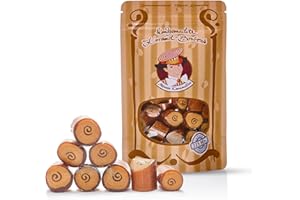 ‎MEISTER KARAMELLUS Original Meister Karamellus Kaffee-Karamell BonBons (3 x 80g Tüte) 100% Handarbeit aus deutscher Manufaktur, Lutschbonbon frei von Geschmacksverstärkern - Ideal für Kinder & Erwachsene