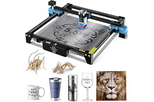 Twotrees TTS-55 Pro - Macchina per incisione laser da 20 W, per la produzione di puzzle in legno 3D, taglio laser da 5,5 W, punto compresso a messa a fuoco fissa, macchina per incisione per legno,