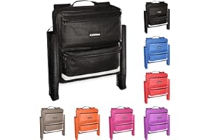 AbleWear Mobility Scooter Bag with Crutch Pockets - Black