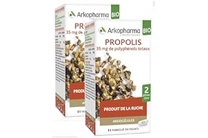Arkopharma Arkogélules Propolis Bio 40 Gélules Végétales - Lot de 2 Boites de 40 Gélules