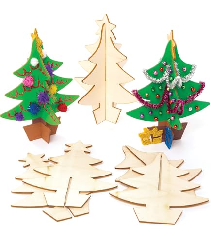 Baker Ross Kit Creativo Renna Con Pompon – 3 Decorazioni Natalizie Fai Da Te Per Bambini - 6