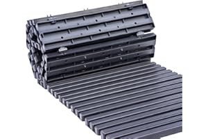 UPP Chemin de Jardin à dérouler I Voie de roulement antidérapant I Idéal pour Les brouettes et comme Dalles de délimitation dans Le Jardin I Résistant Jusqu’à 200 kg et aux intempéries I 1,5m de Long