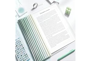 YIPUETERNITY 10pcs Trasparente A4 Copertine per Rilegatura, Trasparenti Copertine Rapporto, Copertina File Trasparente A4, Plastica Rapporto Copertina con Barra Scorrevole per Documenti. Può Contenere 40 Fogli (F)
