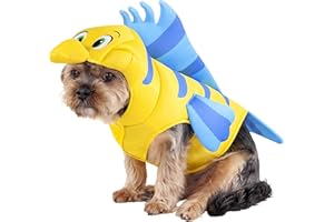 Rubie's Disney Little Mermaid Flunder Haustier-Kostüm, wie abgebildet, Größe L