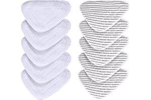 YANGYUQI 10 Stück für Vileda Steam Plus Dampfreiniger Ersatzbezüge, für Vileda Dampfreiniger Ersatzbezug aus Mikrofaser, für Vileda Dampfreiniger Ersatzbezüge, Maschinenwaschbar