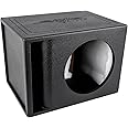 Skar Audio AR1X12V Single 12" Universal Fit Armor Coated Ported Subwoofer Box with Kerf Port