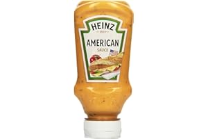 ‎HEINZ Heinz American Burger Sauce, American Style, Kopfsteherflasche, 1er Pack (1 x 220 ml)