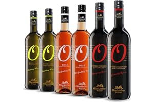 ‎OBERKIRCHER WINZER Oberkircher Winzer Wein-Paket COLLECTION "O" - Weißwein (Riesling), Rosé & Rotwein feinherb - mild im Geschmack, ideal als Wein-Geschenk, deutscher Wein aus Baden (6 x 0,75l)