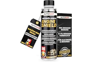 ‎AUTOGAR AUTOGAR® Engine Shield Motoröl-Additiv I Motorzusatz zur Reibungsreduktion & Verschleißschutz mit TMF-2000® I Für Diesel- & Benzinmotoren I Motorölzusatz zum Sprit sparen