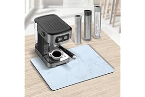 Tappetino Macchina Caffe - Tappetino Scolapiatti Assorbente Cucina by Creative Corner 40x60 Marmo Oro - Tappetino Assorbente Cucina - Tappeto Macchina Caffe