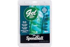 Speedball Plaque d'impression Gel 30,5 x 30,5 cm, Claire, 20 x 25 cm