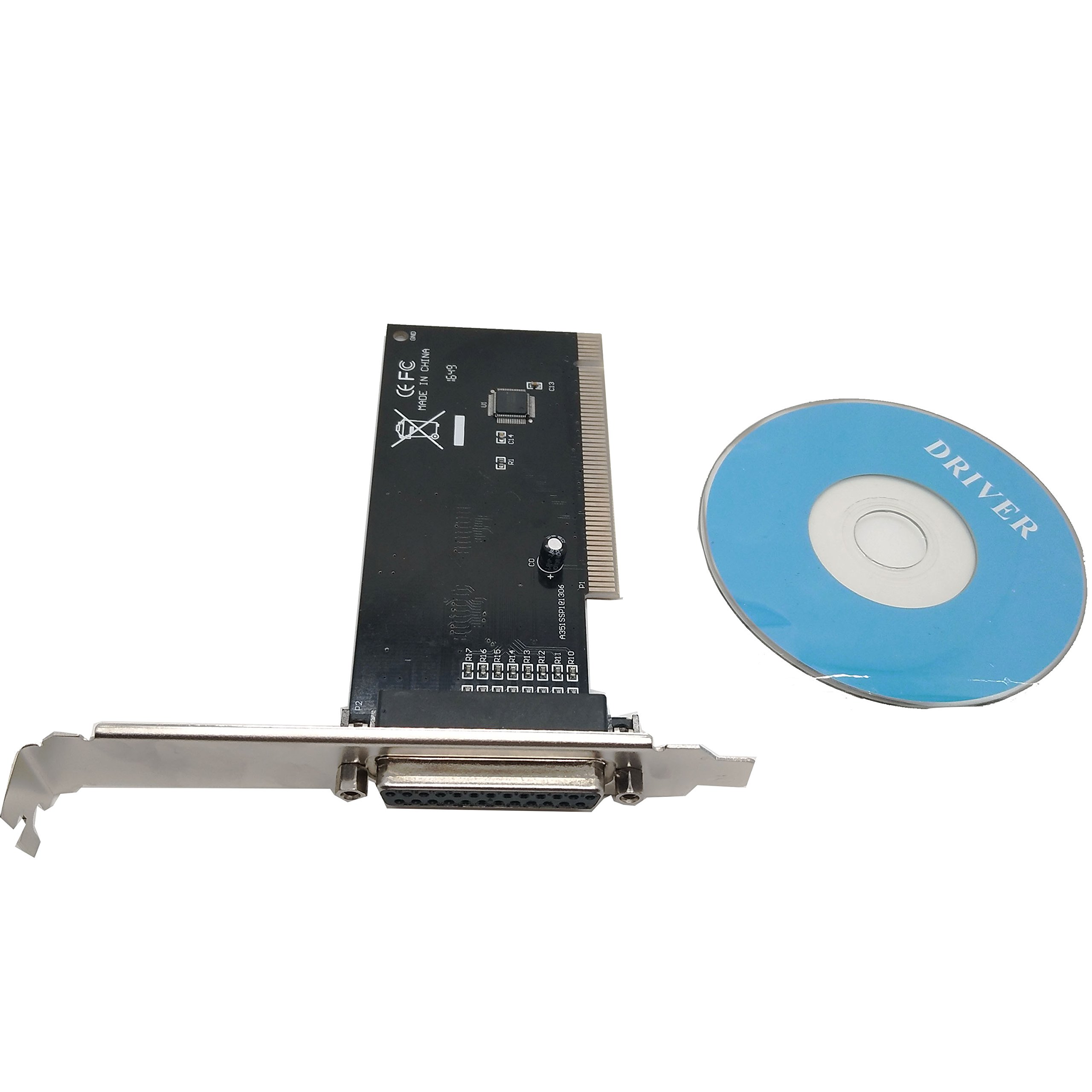 Generic Desktop Turn PCI Parallel Port Card 25 Expansion Card Orinter Lpt Interface Adapter CNC Controller