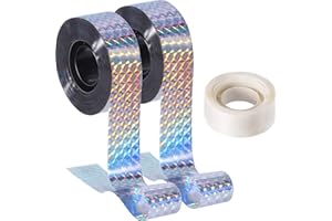 CHINCO Cinta de Miedo de Aves Reflectante Repelente de Aves de Doble Cara para Palomas, Grackles, Pájaros Carpinteros, Gansos, Garzas, Mirlos (591 Pies)