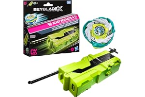 Beyblade X Clip & Rip-avfyrare med Takara Tomy-snurra av attacktyp, högersnurrande snurrleksak, stridssnurror, från 8 år