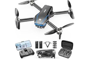 ‎PLEGBLE PLEGBLE Drohne mit Kamera 4K für Kinder, Mini Drohne Erwachsene, Bürstenlosem Motor FPV RC Drone mit 5G WiFi, Höhenhaltung, 3D Flip, Kopflos Modus, Flugbahn, Spielzeug Geschenke für Jungen ab 8 Jahre