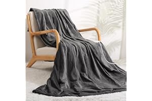 CURECURE Manta de Franela con Calefacción Eléctrica Grande 150 x 200cm, Protección de Apagado Automático 10 H, Calentamiento Rápido y Uniforme, Pantalla Digital y Control Inteligente de Temperatura, Lavable