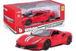 Burago 1 24 - Auto Ferrari 488 Pista R&P - Colori assortiti - 1 pezzo