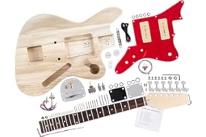 Rocktile DIY JAG zestaw do montażu gitara elektryczna - "Do-it-yourself" zestaw do montażu w stylu JAG - korpus: Paulownia - szyja: klon przykręcany - podstrunnica: Blackwood