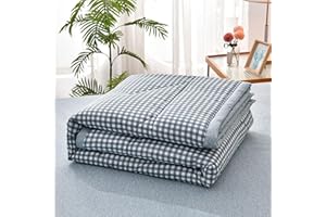 YINGHESHENG Quilted Bedspread for Single Double Size, Soft Lightweight Printed Pattern Reversible Quilted Bed Throw Patchwork Quilt, Sofa Blanket,B,200x230cm