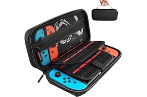 daydayup Tasche Kompatibel mit Nintendo Switch, Harte Tragetasche Hülle Case für die Nintendo Switch, Schutzhülle mit Aufbewa