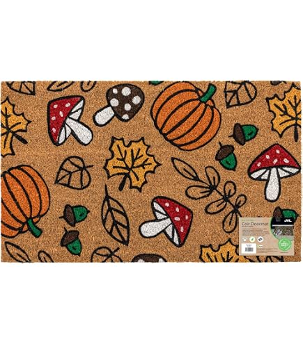 Mystical Mushroom Welcome Fußmatte – Fantasy-Design Für Den Innenbereich, Dark Forest Serie