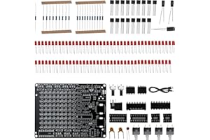 Podazz LED PCB Board Chaser Kit Soldering Practice Kit for School Project Speed Running Light DIY Flash Parts