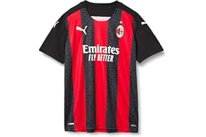 PUMA AC Milan Stagione 20/21 1a Maglia Versione Replica Ibrahimović jr Unisex - Bambini e Ragazzi