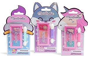 MARTINELIA - Palette De Maquillage Pour Enfant – Assortiment De Fards à Paupières Colorés Pour Fille – Sans Produit Nocif - À Partir De 3 Ans - Modèle Aléatoire - 1 Unité