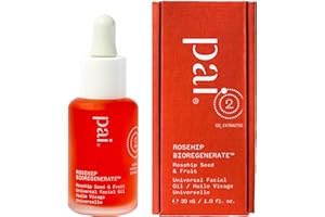 Pai Skincare Rosehip Bioregenerate Face Oil 30ml, for All Skin Types, Brightening Facial Oil with Rosehip Oil for Face, Targets Dark Spots, Dehydration & Signs of Ageing, Vegan & Cruelty-Free