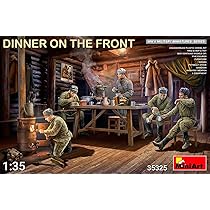 MiniArt 35325 1:35 Figuren Abendessen An Der Front - Modellbausatz Mit 5 Figuren